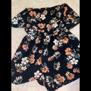 J for Justify floral romper